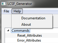 help menu